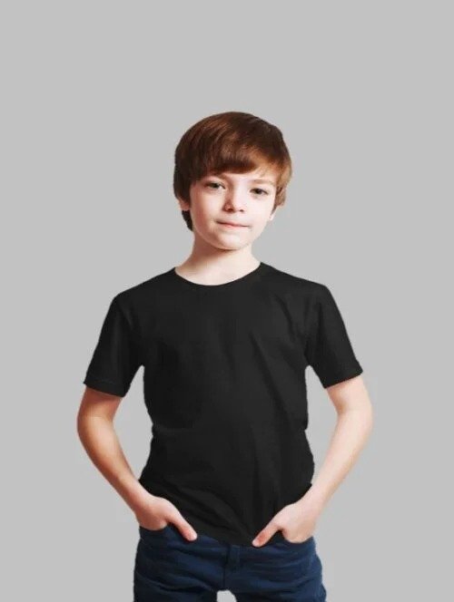Round Neck Kids T-Shirt 180 GSM Biowash - View 3